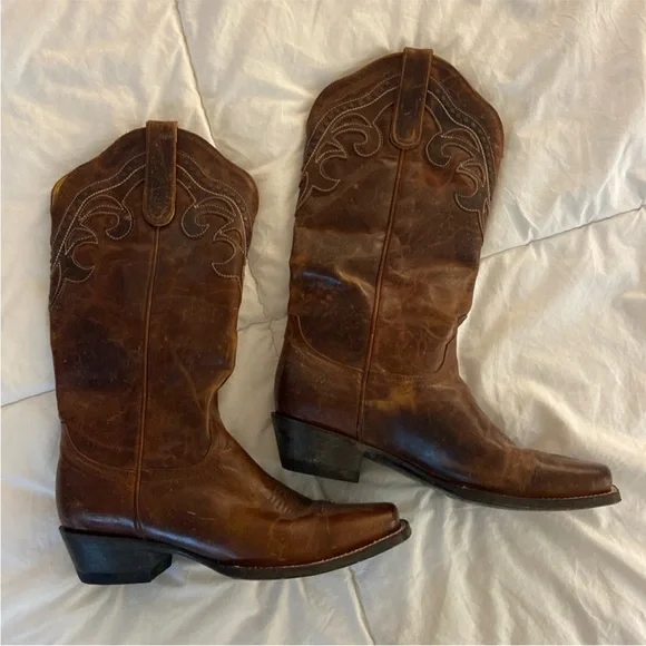 Idyllwind by Miranda Lambert “tough cookie” Brown Leather Western Boots - size 9 - Picture 3 of 9
